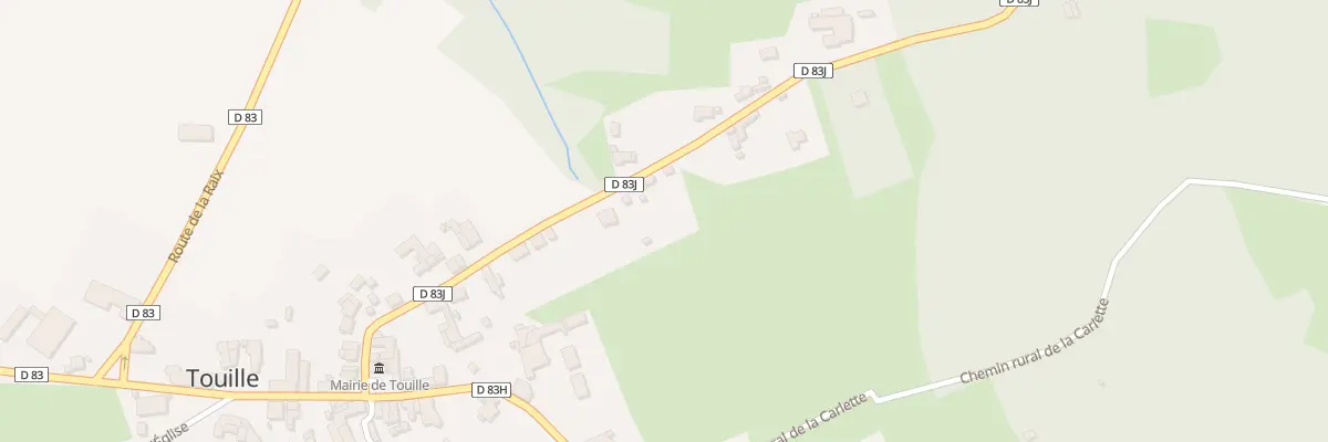 Plan du 111 Las Gredes à Touille