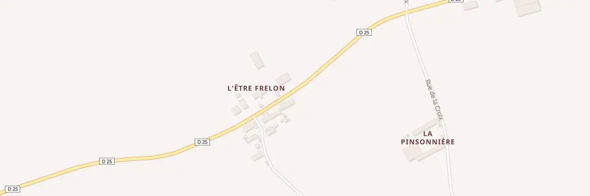 Plan du 2 Le Hetre Frelon à Vaupillon