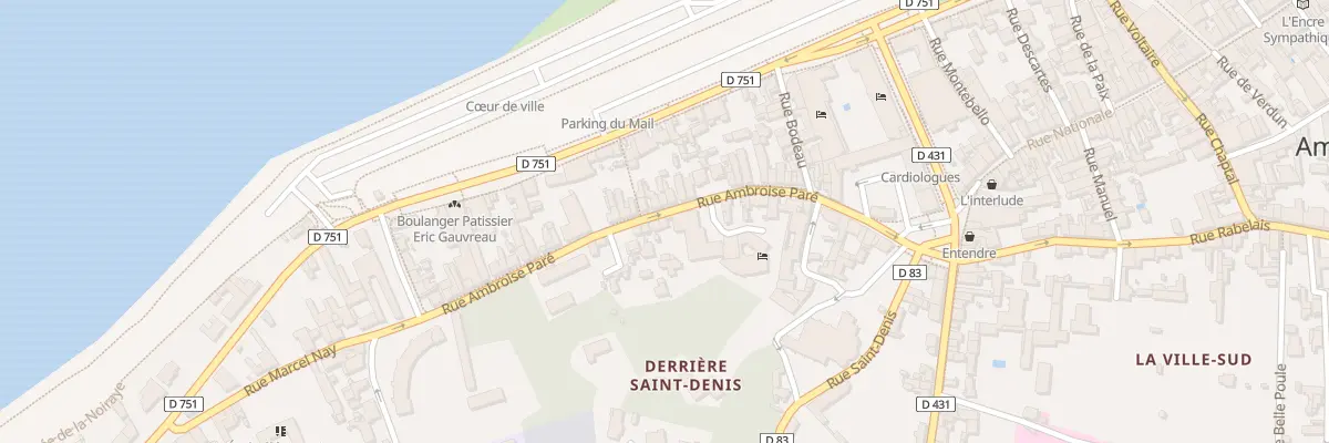 Plan du 17 Rue Ambroise Pare à Amboise