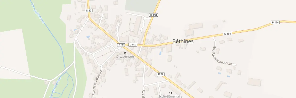 Plan du 8 Rue de Saint Jean à Béthines