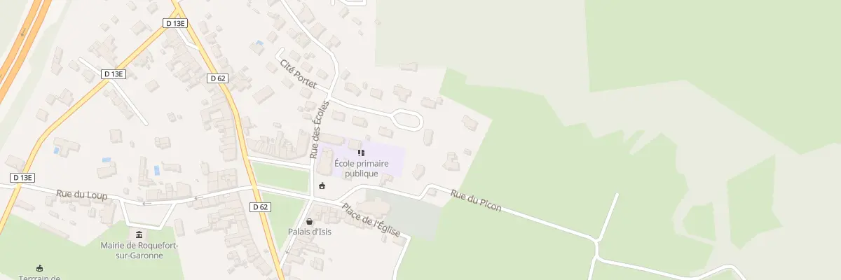 Plan du 5 Rue des Ecoles à Roquefort-sur-Garonne