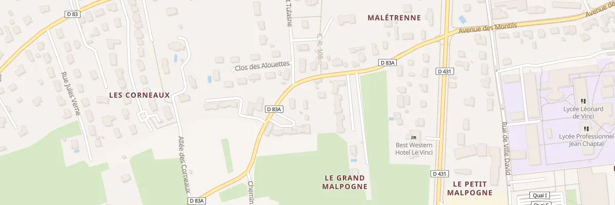 Plan du 31 Av Chanteloup à Amboise