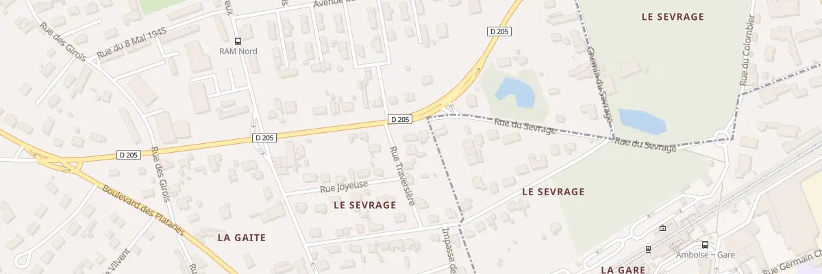 Plan du 7 Bd du Sevrage à Nazelles-Négron