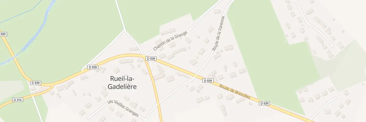 Plan du 85 Rte de Brezolles à Rueil-la-Gadelière