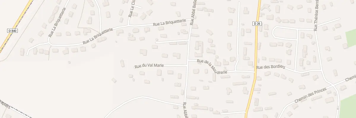 Plan du 2 Rue du Val Marie à La Saussaye