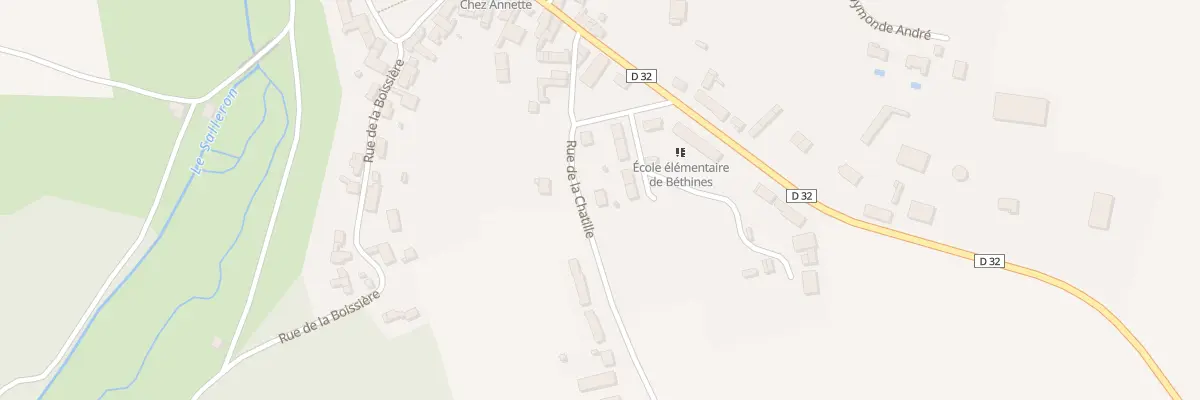 Plan du 10 Rue de la Chatille à Béthines