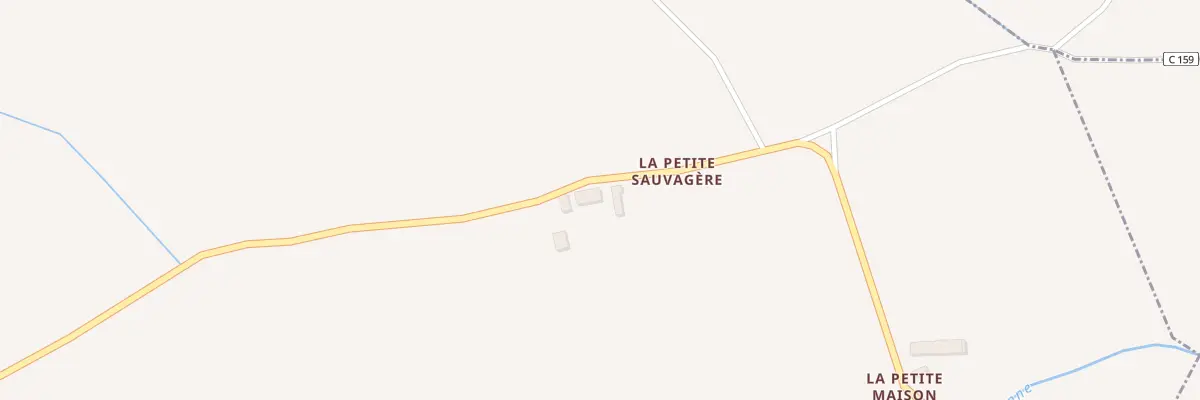 Plan du 90 La Petite Sauvagere à Charbonnières