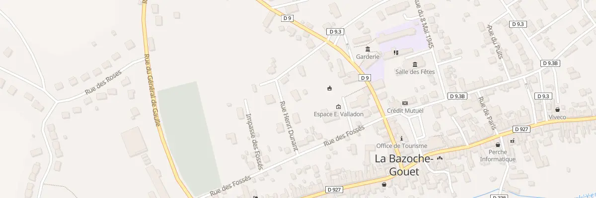 Plan du 7 Rue Henri Dunant à La Bazoche-Gouet