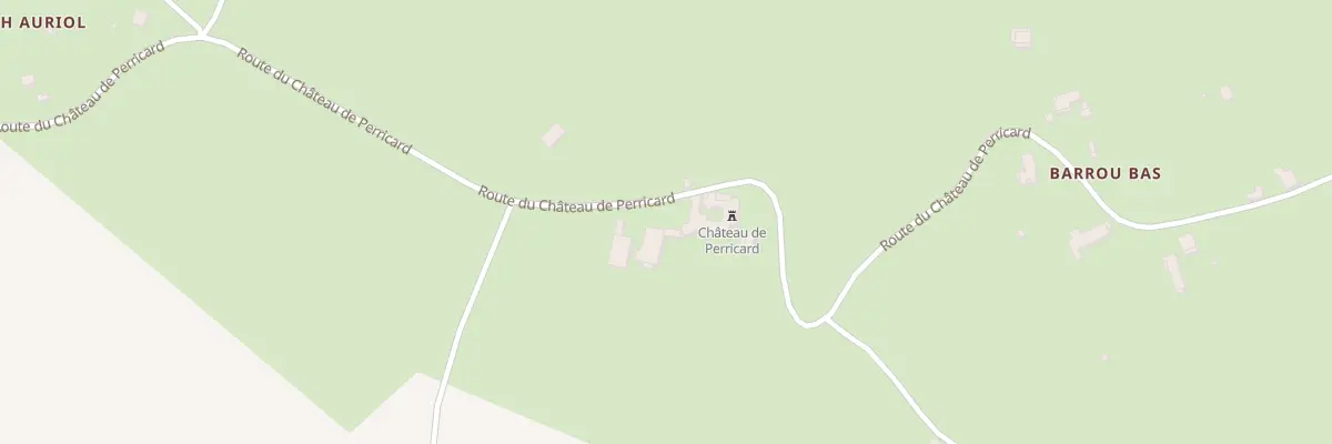 Plan du 603 Chateau de Perricard à Montayral