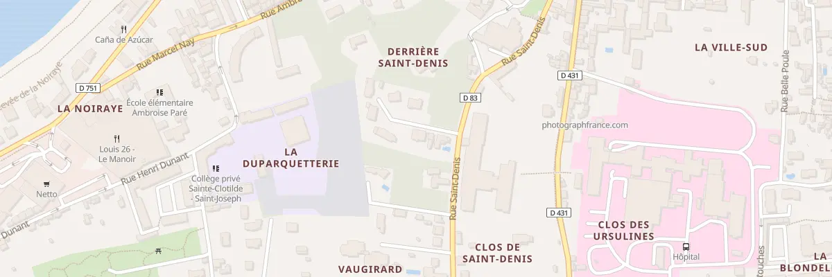 Plan du 266 Rue Saint-denis à Amboise