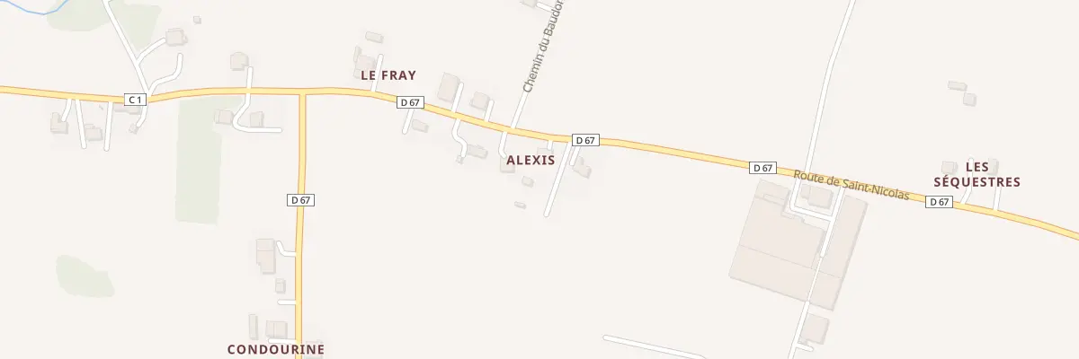 Plan du 656 Rte de Saint Nicolas à Merles