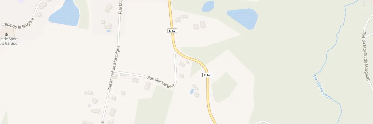 Plan du 10 Rue des Vergers à La Coquille