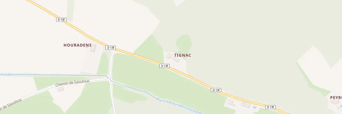 Plan du 32 Tignac à Marignac-Laspeyres