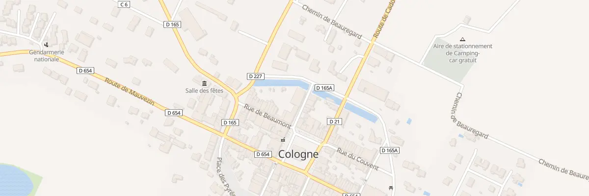 Plan du 3 Rue d’Auzilles à Cologne