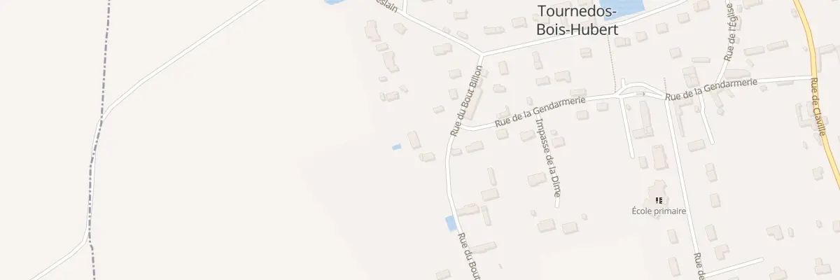 Plan du 2 Rue du Bout Billon à Tournedos-Bois-Hubert