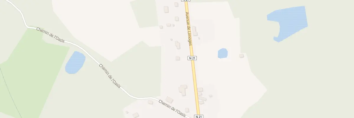 Plan du 81 Av de Limoges à La Coquille