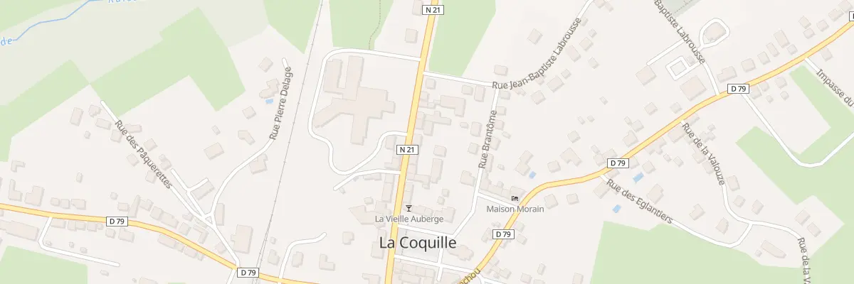 Plan du 82 Rue de la République à La Coquille