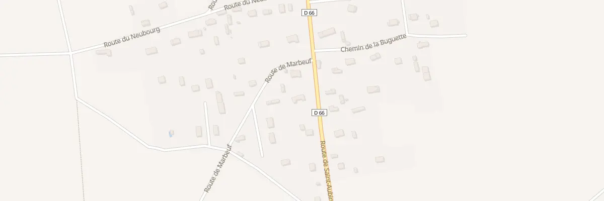 Plan du 19 Rte de Saint Aubin à Cesseville