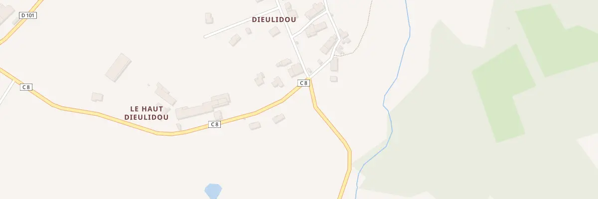Plan du 5083 Le Haut Dieulidou à Oradour-sur-Glane
