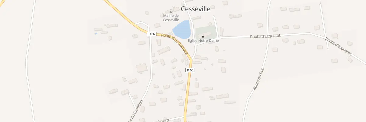 Plan du 6 Rte d’Hectomare à Cesseville