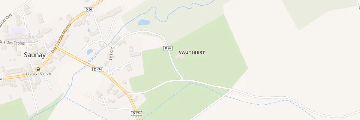 Plan du 5230 Vautibert à Saunay
