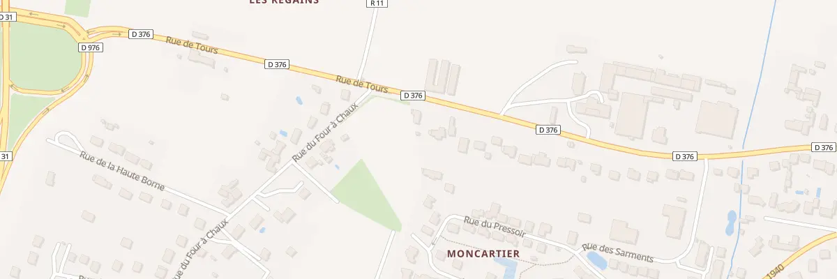 Plan du 30 Rte de Tours à Bléré