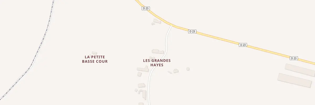 Plan du 6 Les Grandes Hayes à La Fontenelle