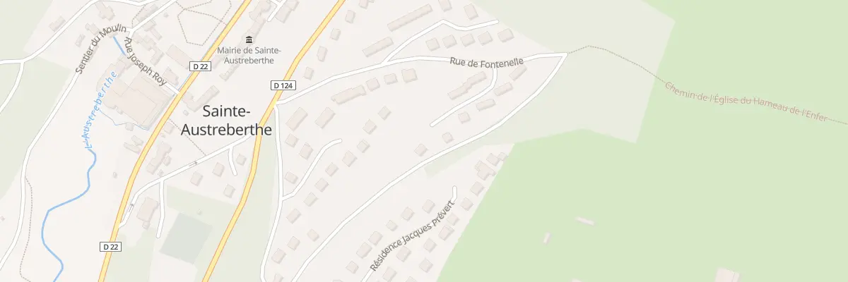 Plan du 33 Rue de Fontenelle à Sainte-Austreberthe