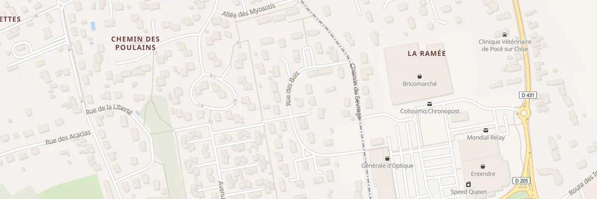Plan du 12 All des Bois à Nazelles-Négron