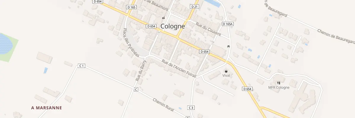Plan du 9 Rue Saint Aubin à Cologne
