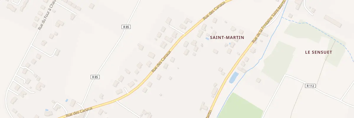 Plan du 34 Rue des Canaux à Bléré