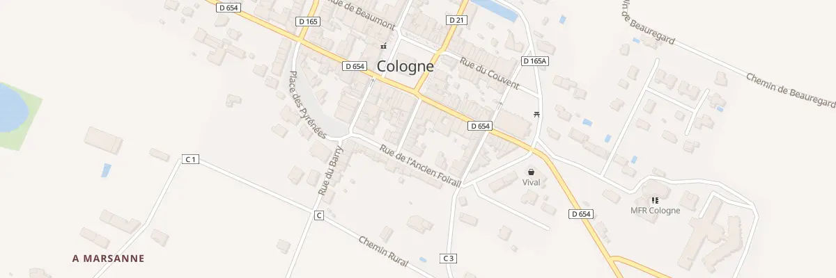 Plan du 7 Rue Saint Aubin à Cologne