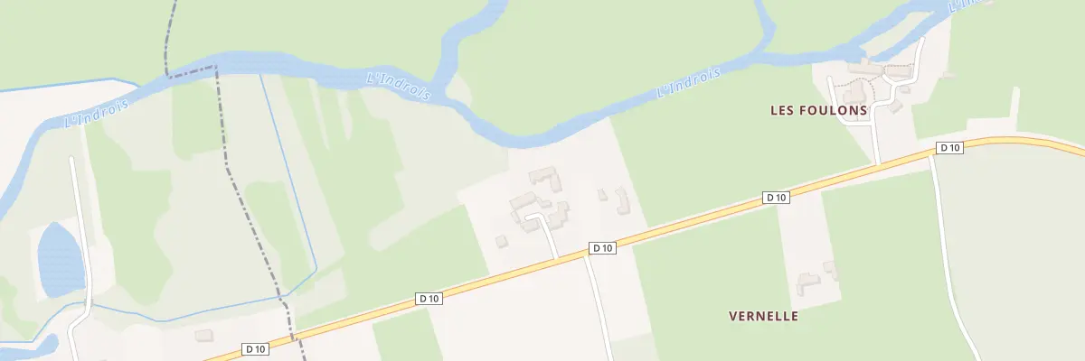 Plan du 230 Vernelle à Chédigny