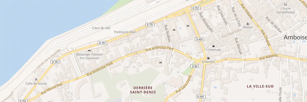Plan du 7 Rue Ambroise Pare à Amboise