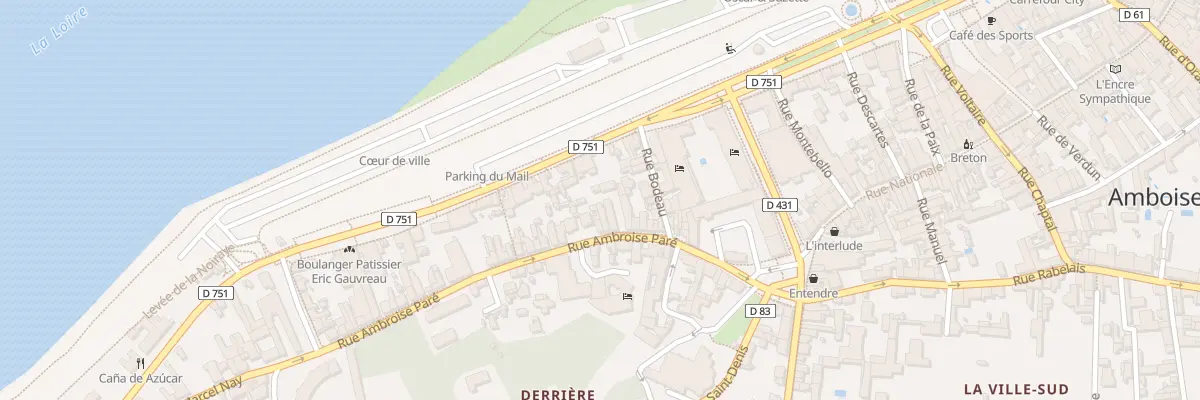 Plan du 14 Rue Ambroise Pare à Amboise