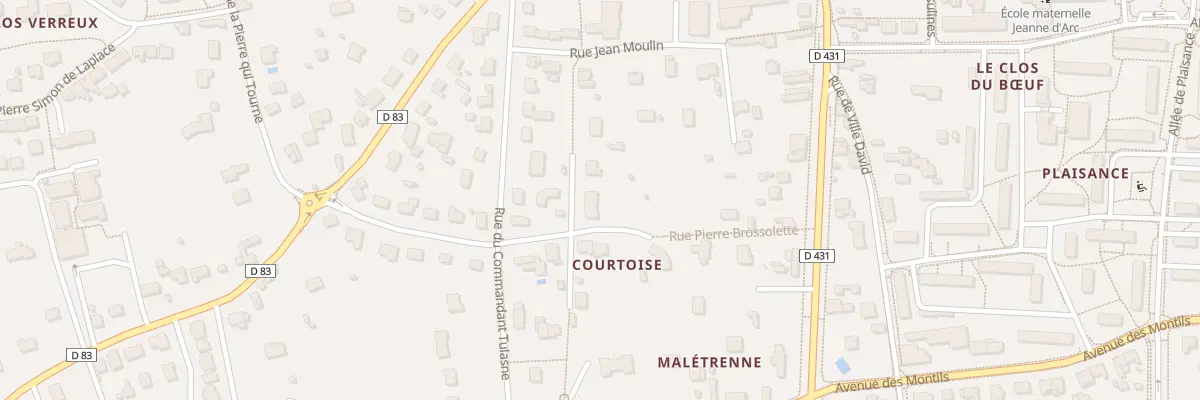 Plan du 15 Rue Pierre Brossolette à Amboise