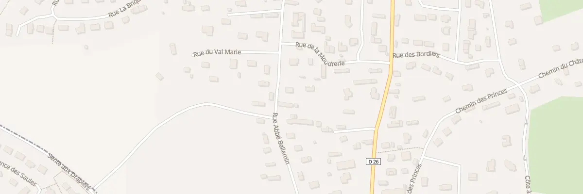 Plan du 47B Rue Abbé Bellemin à La Saussaye