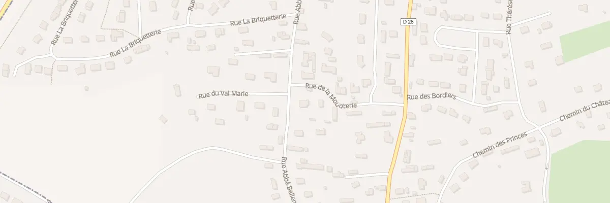 Plan du 43 Rue Abbé Bellemin à La Saussaye