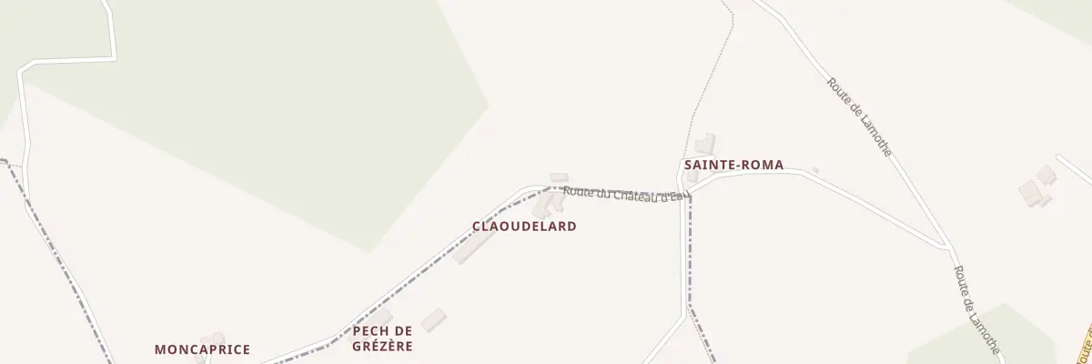 Plan du 380 Rte du Château d’Eau à Anthé