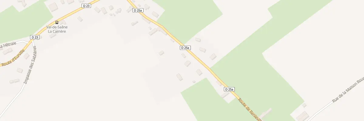 Plan du 234 Rte de Reniéville à Val-de-Saâne