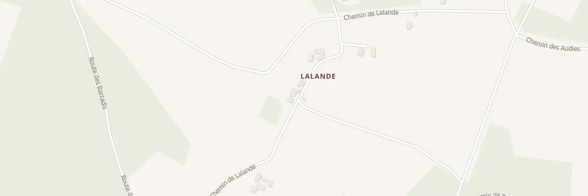 Plan du 132 Lalande à Fleurac