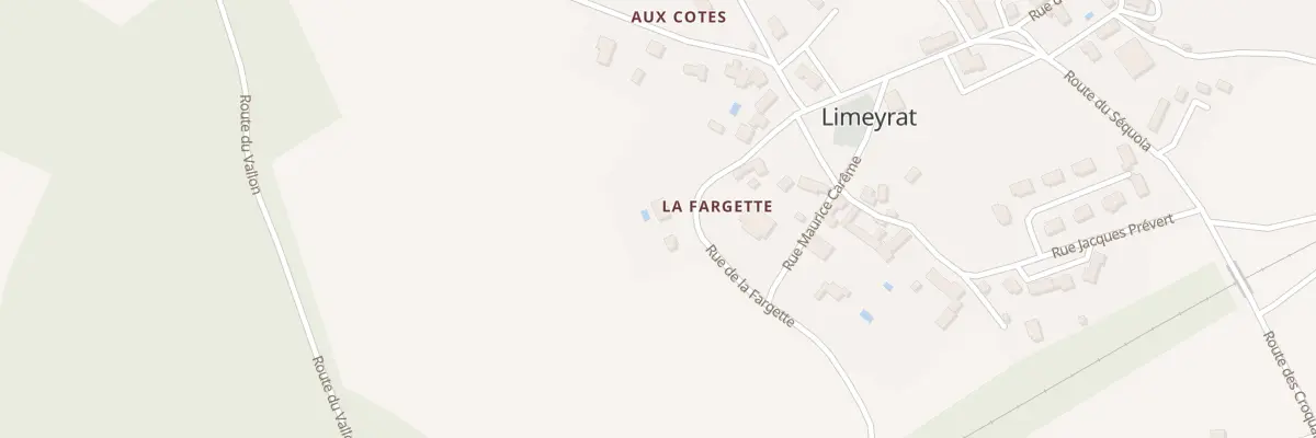 Plan du 111C La Fargette à Limeyrat