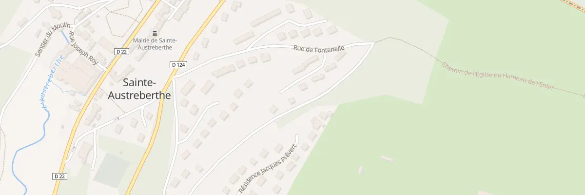 Plan du 32 Rue de Fontenelle à Sainte-Austreberthe