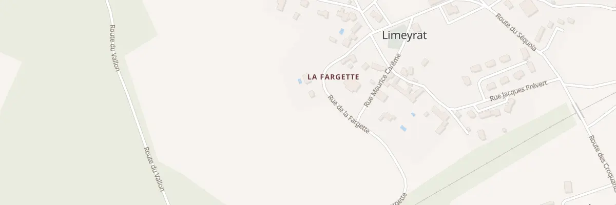 Plan du 111D La Fargette à Limeyrat