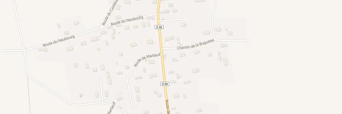 Plan du 22 Rte de St Aubin à Cesseville