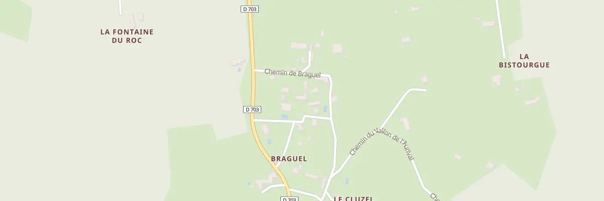 Plan du 151 Braguel à Coux et Bigaroque-Mouzens