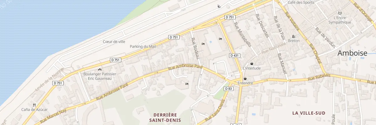Plan du 12 Rue Ambroise Pare à Amboise