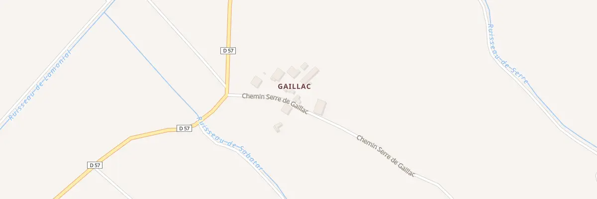 Plan du 119 Che de Serre de Gaillac à Saint-Paul-d’Espis