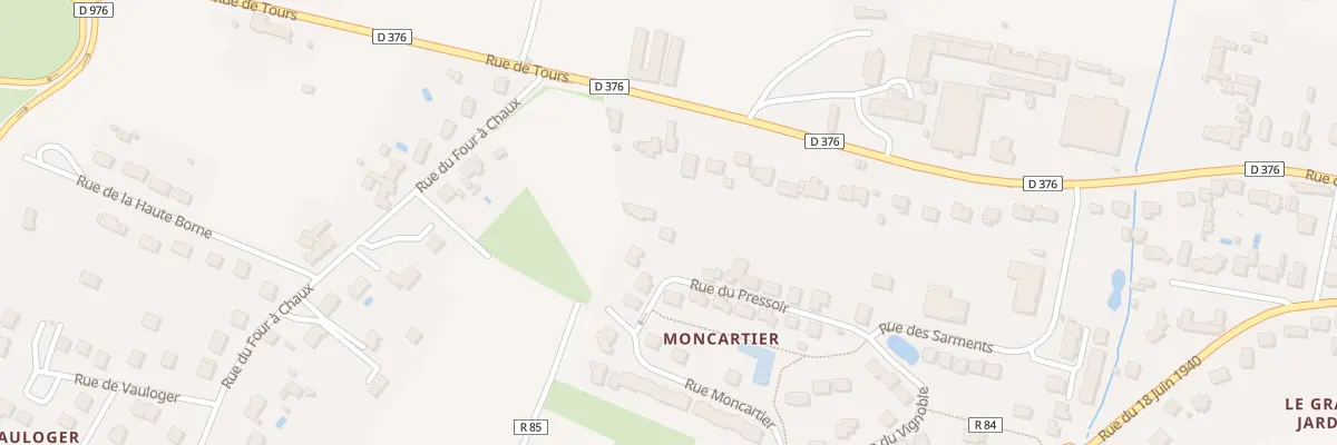 Plan du 169 Rue du Pressoir à Bléré