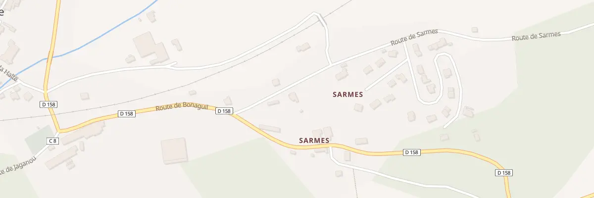 Plan du 244 Sarmes à Saint-Front-sur-Lémance